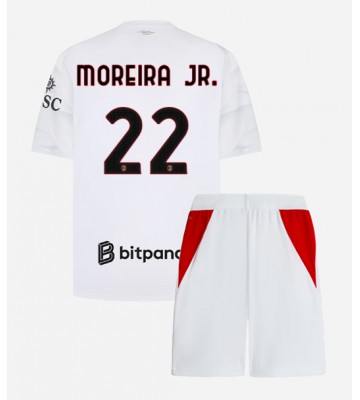 AC Milan Diego Moreira #22 Udebanetrøje Børn 2026-27 Kortærmet (+ Korte bukser)